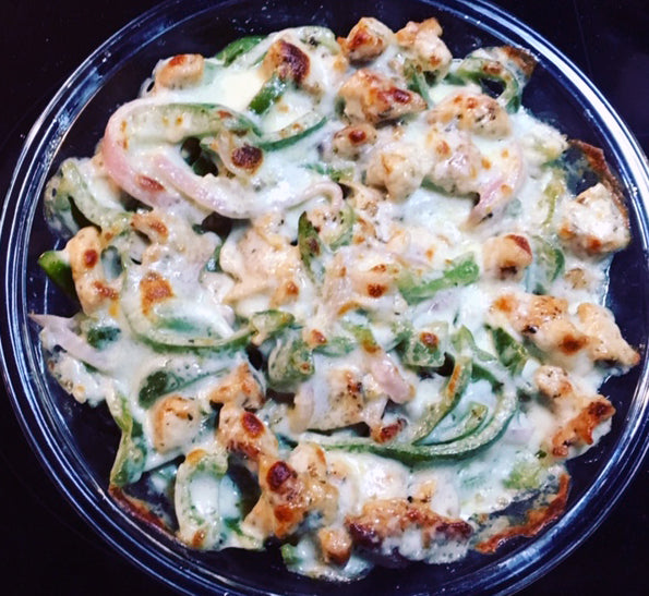 Chicken Philly Cheesesteak Bowl Keto Recipe