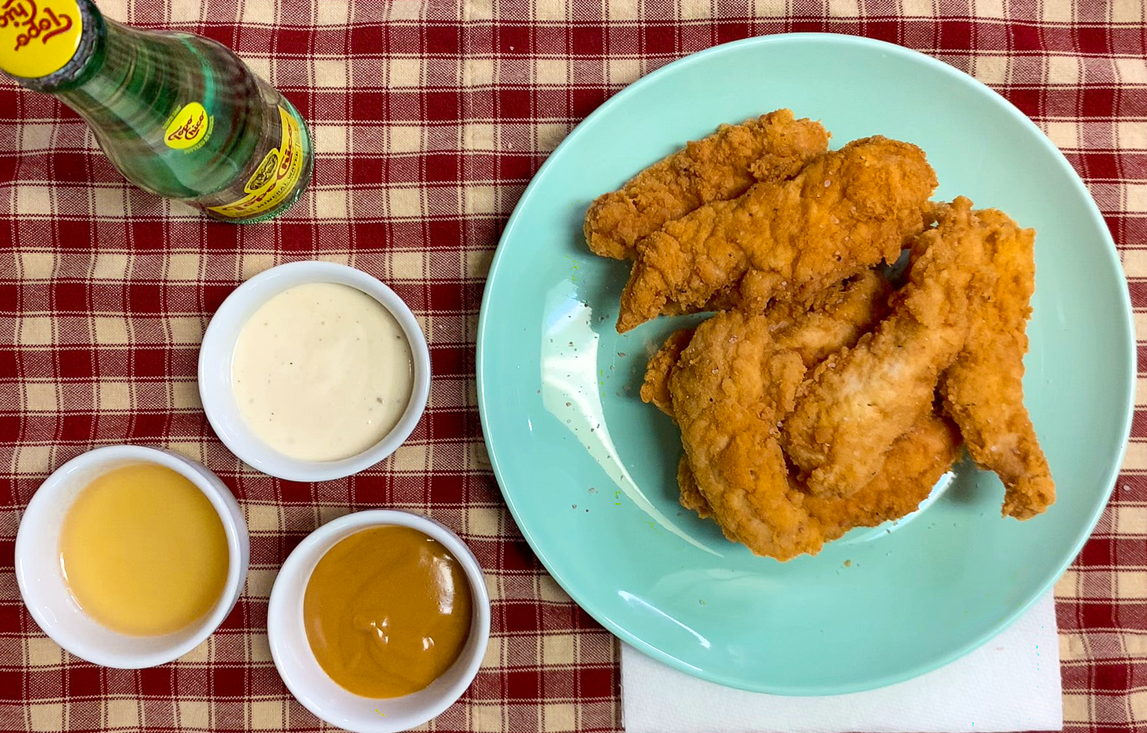 Keto Fried Chicken Tenders With Sauces
