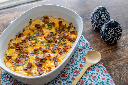 Keto Loaded Cauliflower Casserole