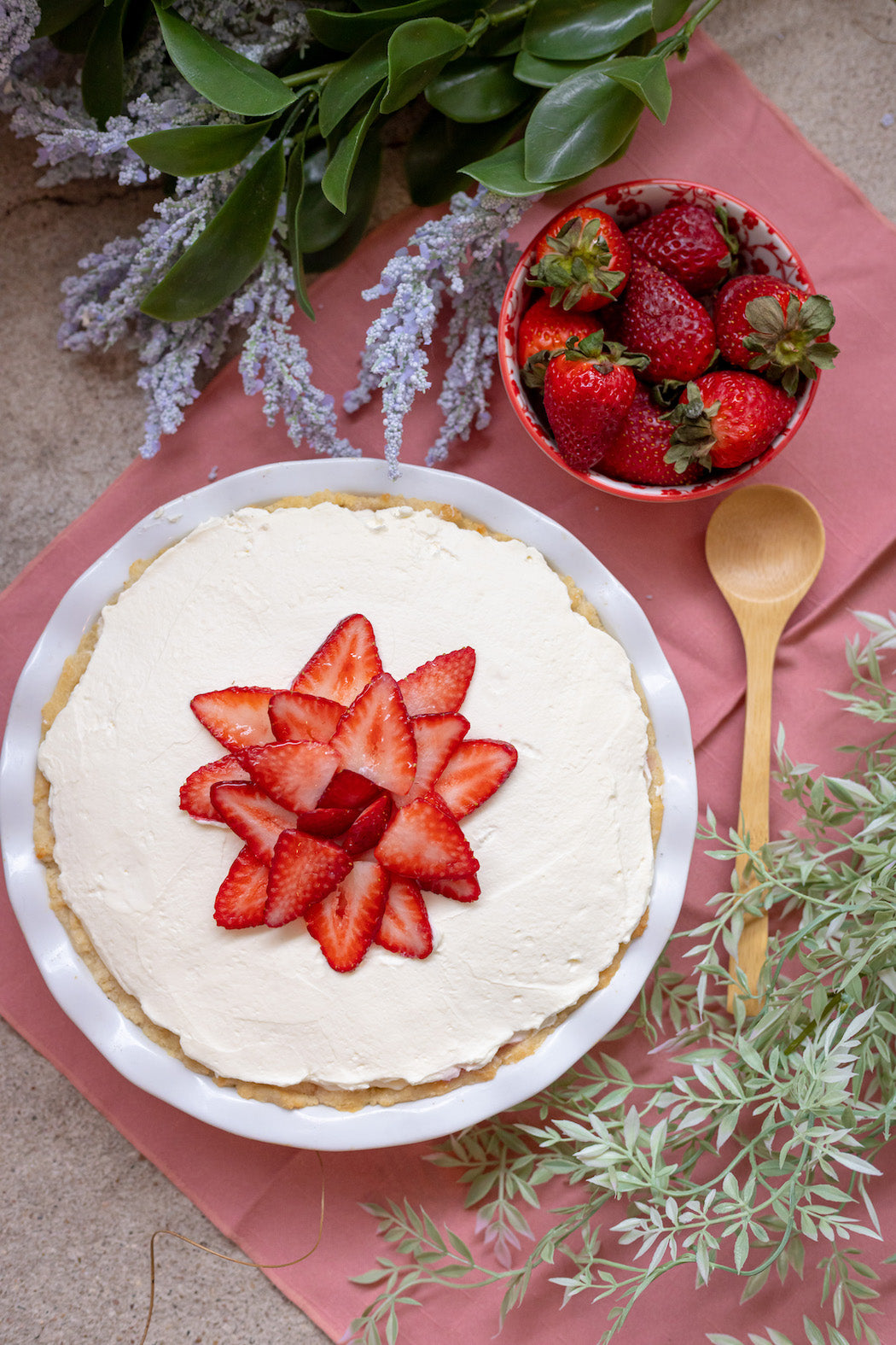 Keto Strawberry Cream Pie