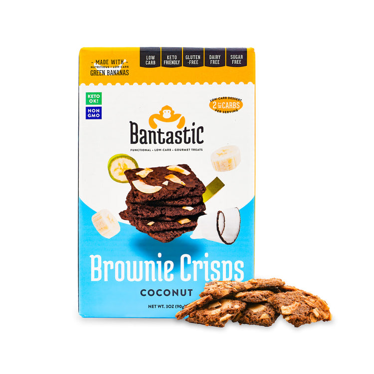 Coconut Brownie Crisps