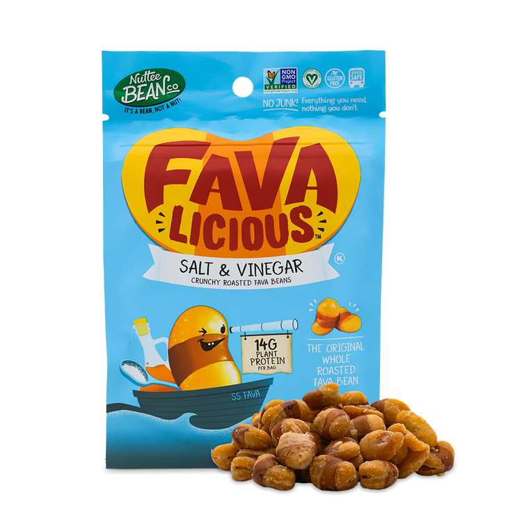 Favalicious Salt & Vinegar Roasted Fava Beans