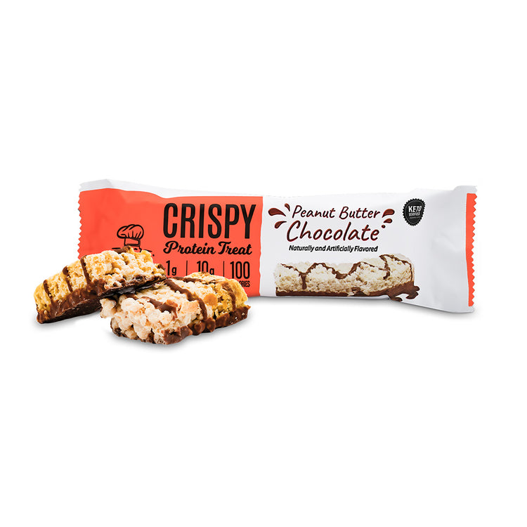 Peanut Butter Chocolate Crispy Protein Bar