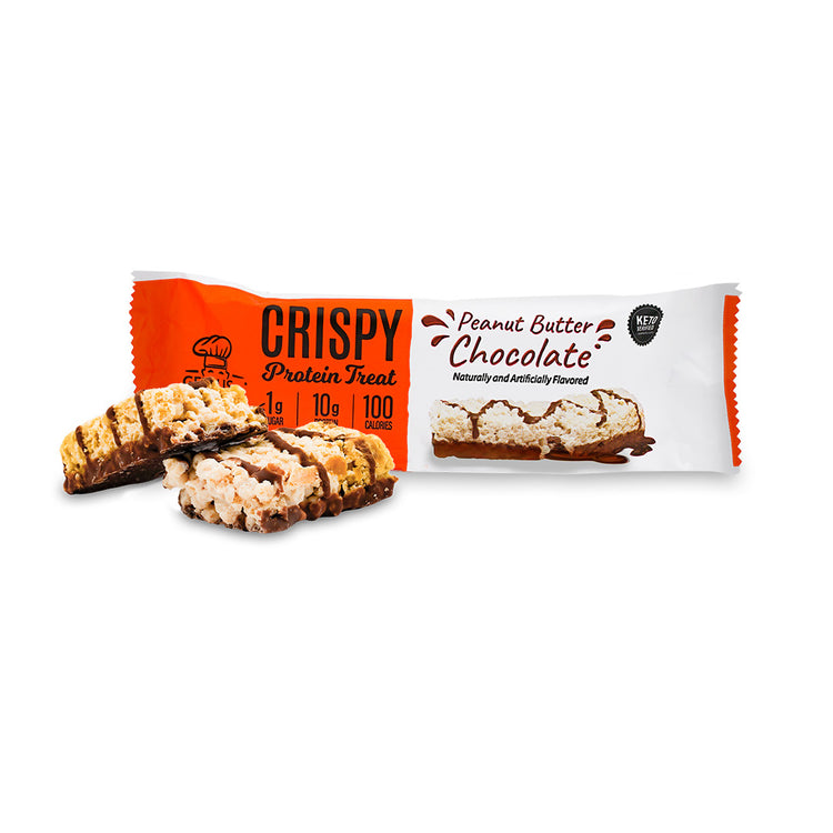 Peanut Butter Chocolate Crispy Protein Treat