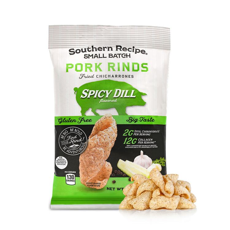 Spicy Dill Pork Rinds
