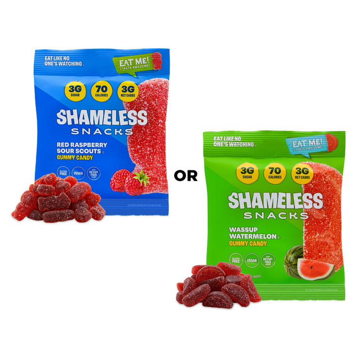 Raspberry Sour Scouts OR Wassup Watermelon Gummies