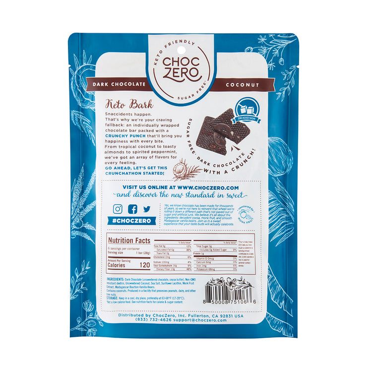 Dark Chocolate Coconut Bark