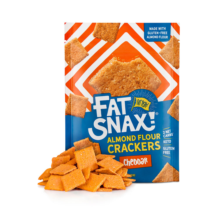 Cheddar Almond Flour Crackers