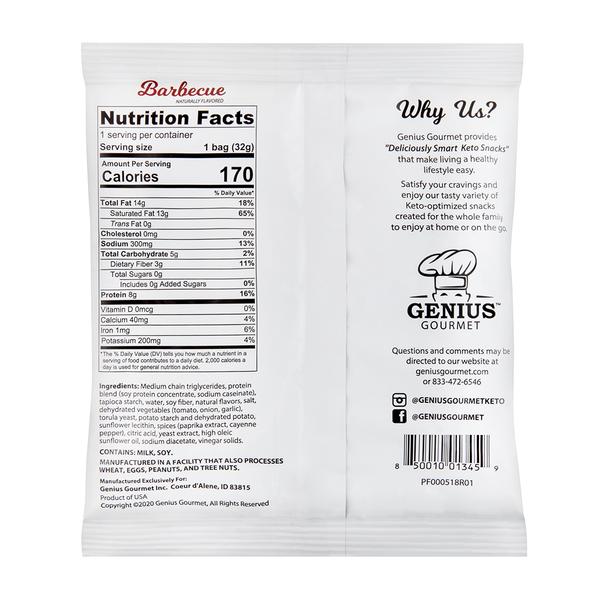 Genius Gourmet - Barbecue Keto Snack Chips