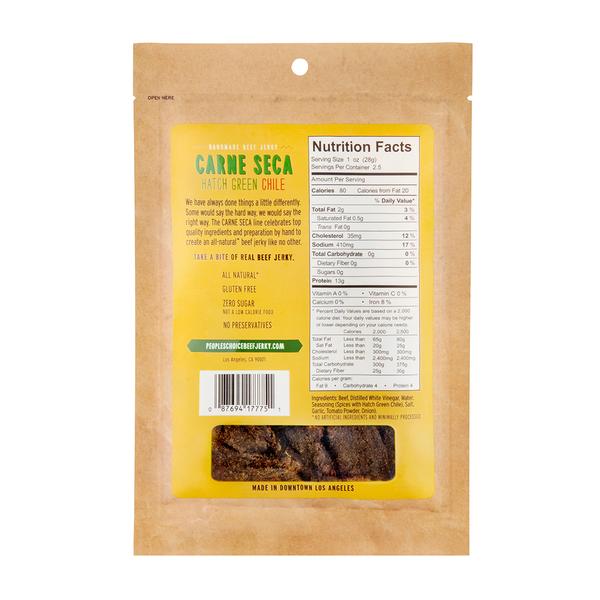 People's Choice Beef Jerky - Hatch Green Chili