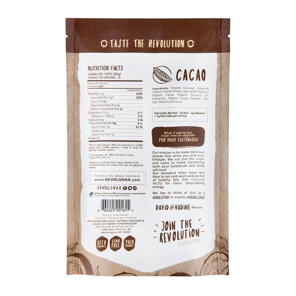 Revol Snax - Double Dark Chocolate Bites