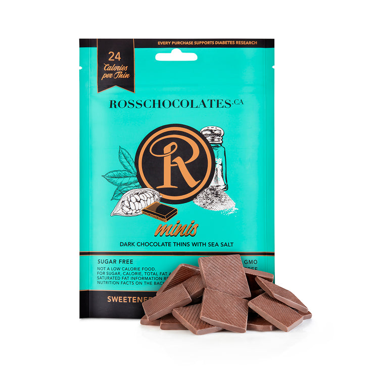 Dark Chocolate Thins with Sea Salt