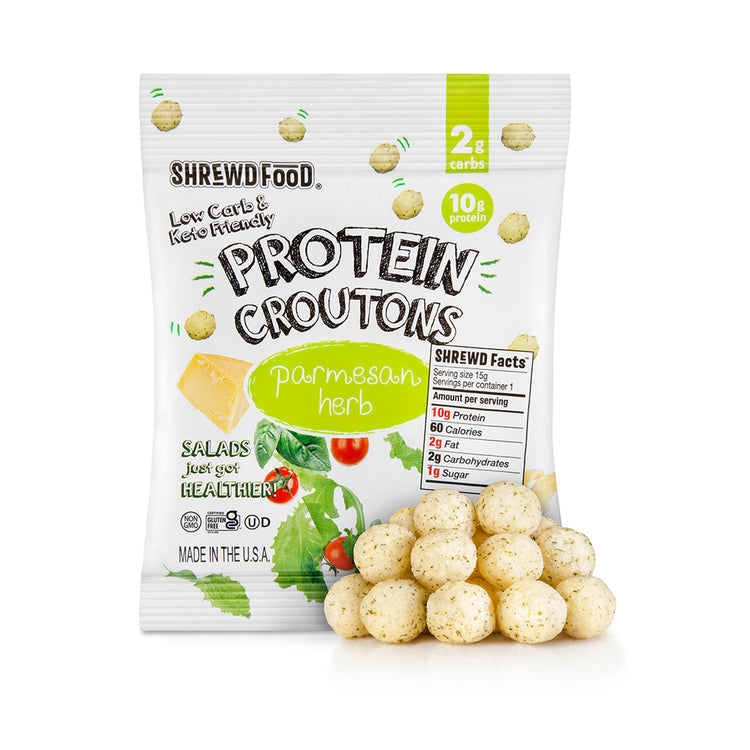 Parmesan Herb Protein Croutons