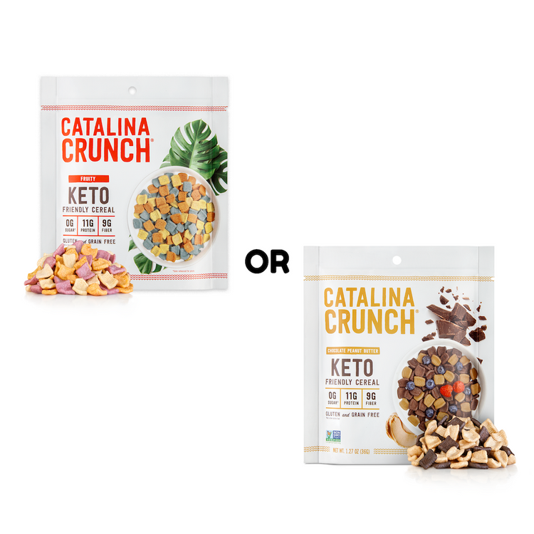 Fruity OR Chocolate Peanut Butter Keto-Friendly Cereal