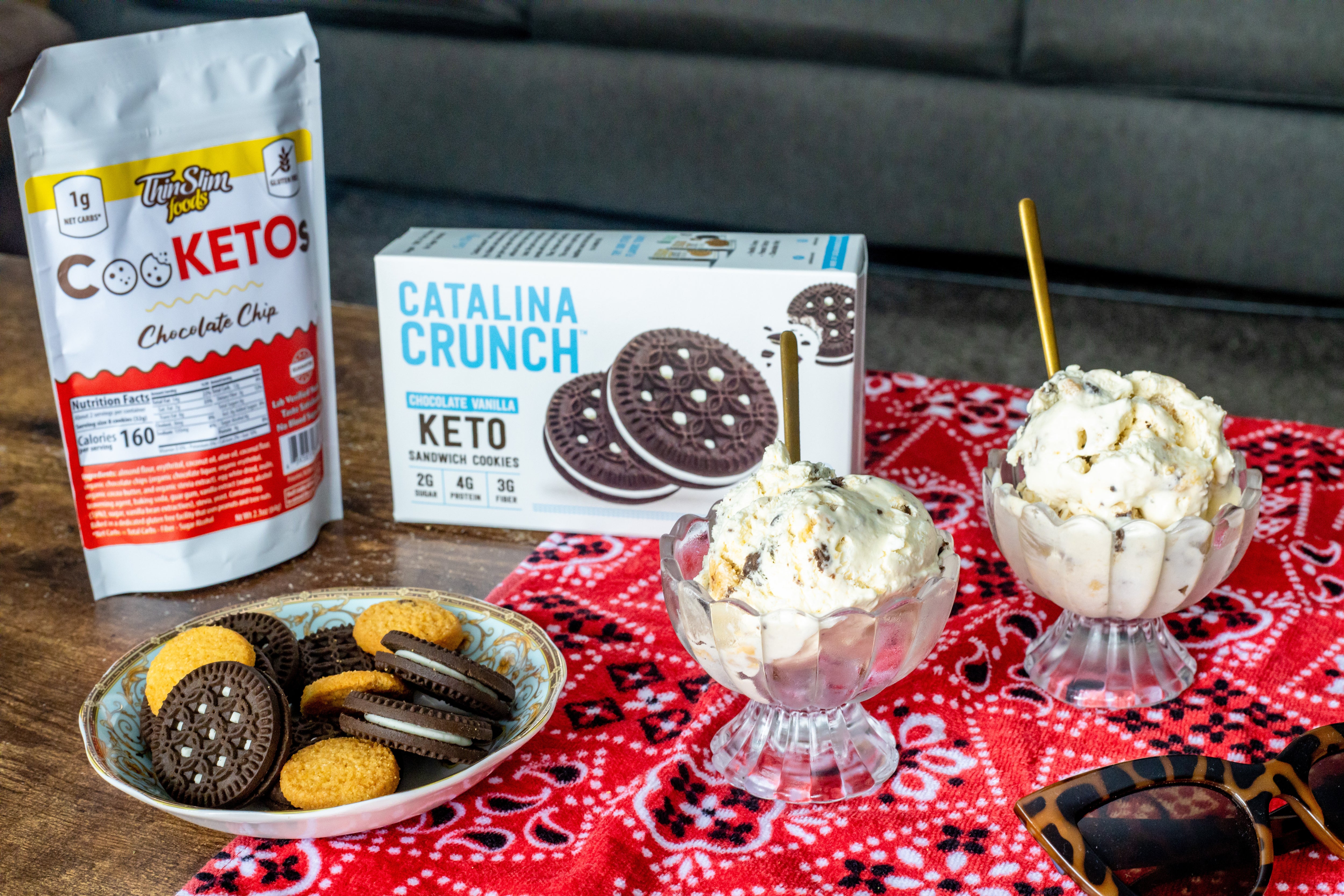 Thin Slim Foods & Catalina Crunch Cookie Blast No Churn Ice Cream
