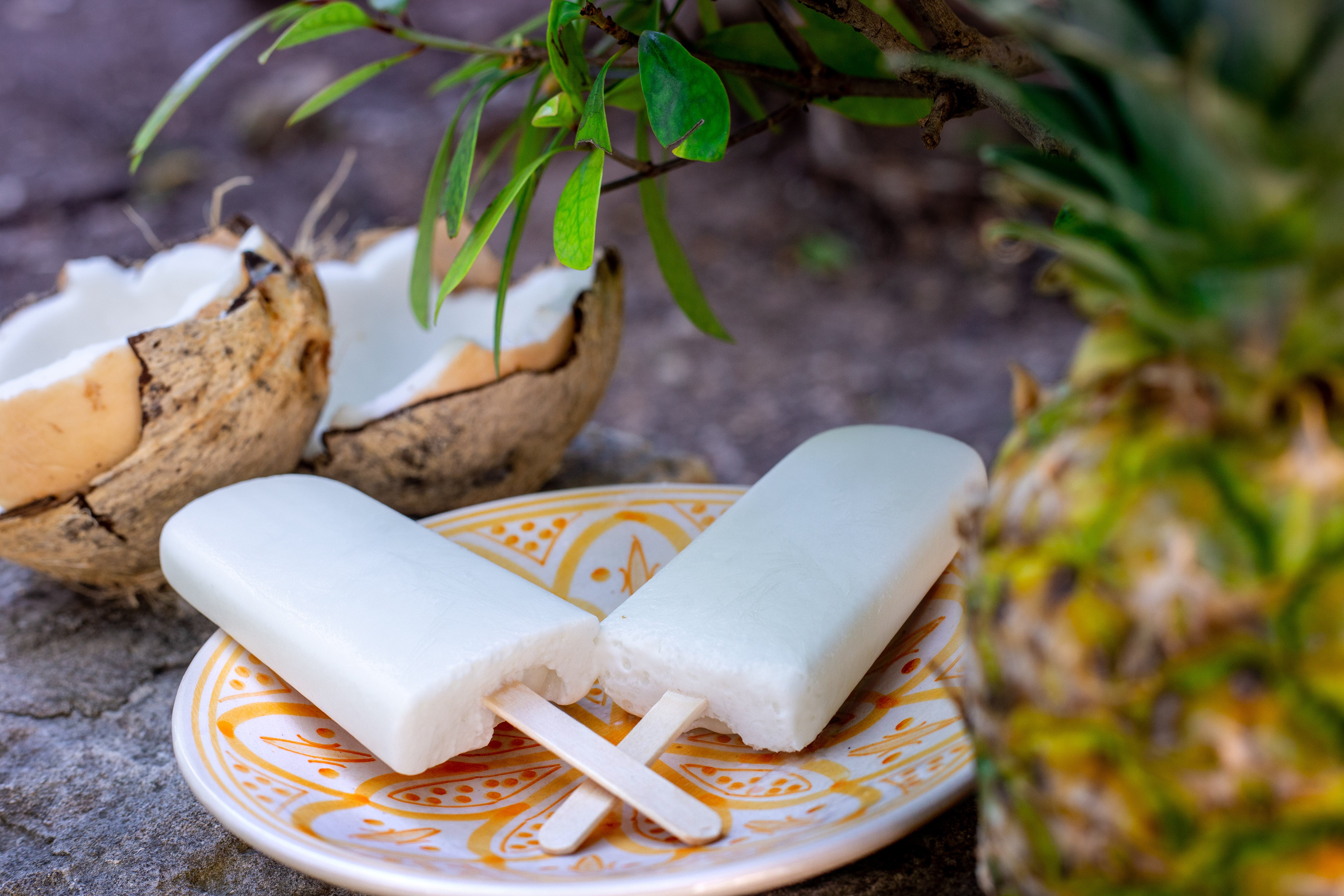 pina colada Popsicle 