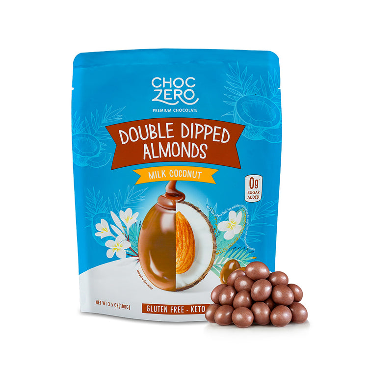 Double Dipped Coconut Almonds