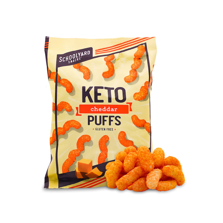 Keto Cheese Puffs - Cheddar Cheese