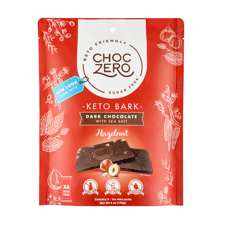 Dark Chocolate Hazelnut Keto Bark