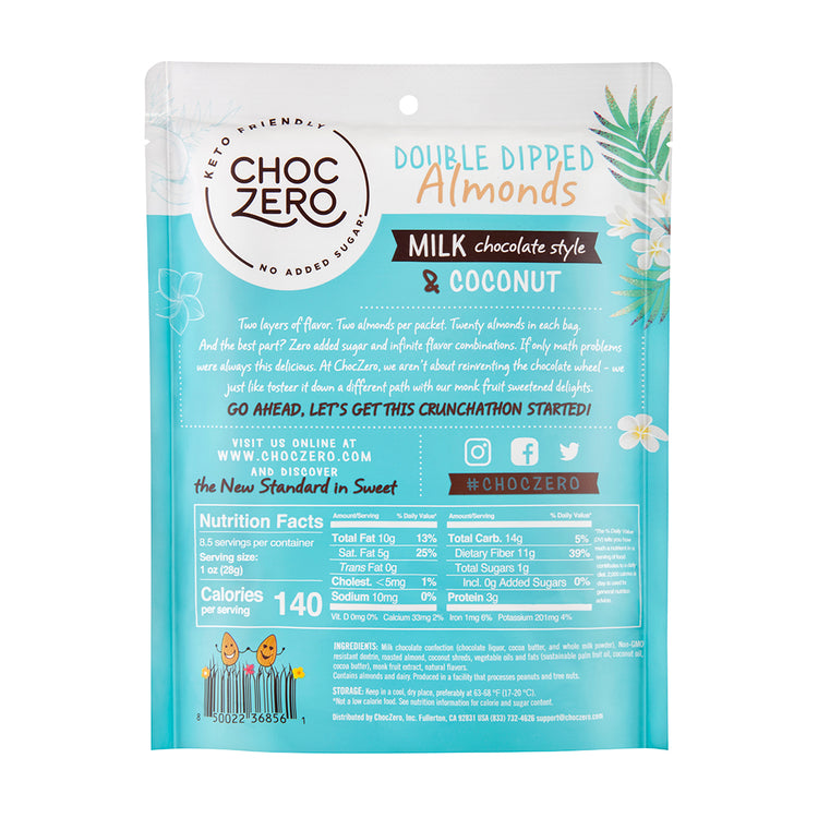 Double Dipped Milk Chocolate Coconut Almonds