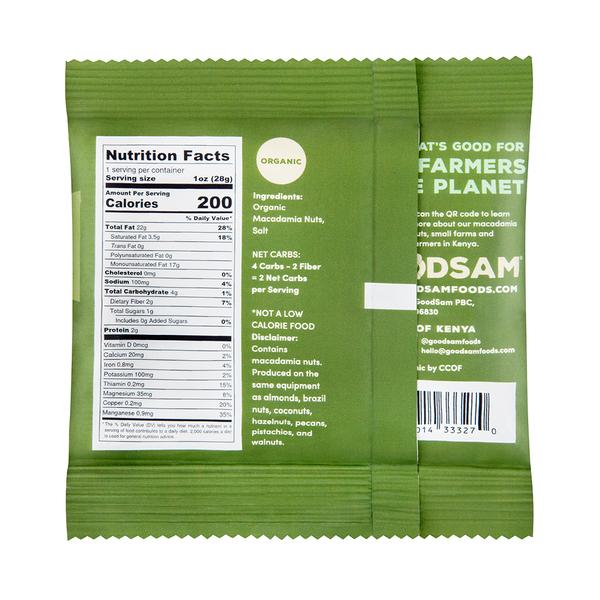 GoodSam Foods - Organic Macadamia Nuts