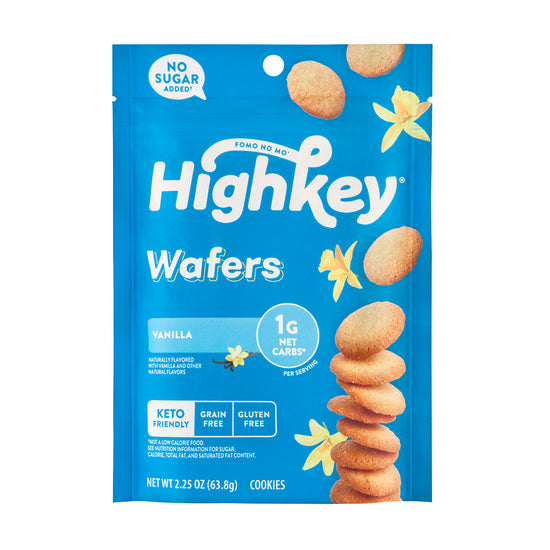 Highkey Vanilla Wafers front packaging